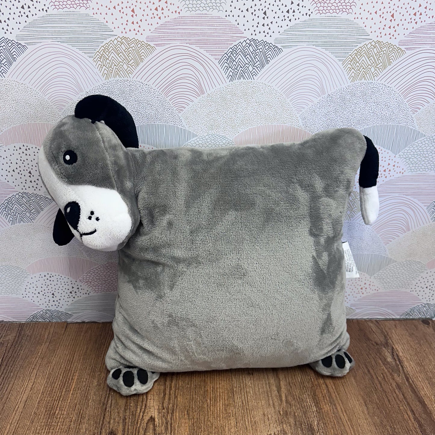 Grey Puppy Pillow "Dosen't Ship" Local Pickup Only