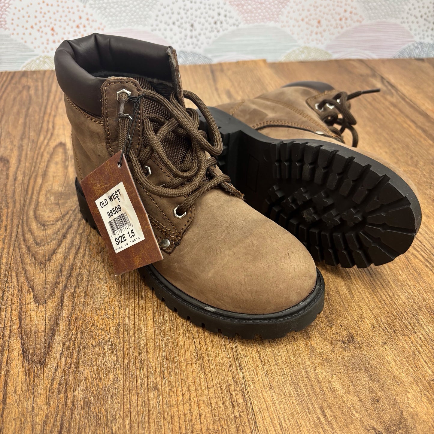 Old West Kids Shoe Sizes 1 1/2 Youth Boots