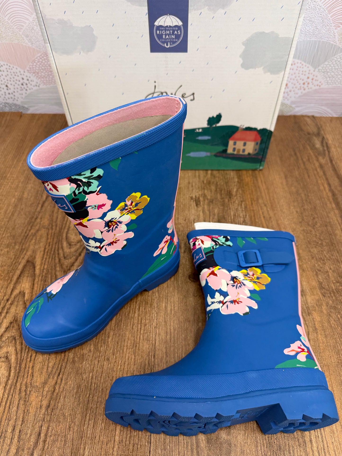 Kids Shoe Sizes 1 Youth Joules Rain Boots. NEW