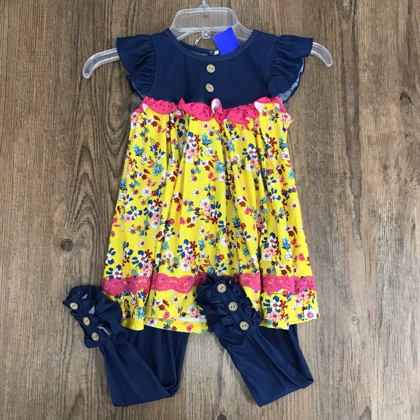 Cheeky Plum Kids Size 7 Two Piece Outfit