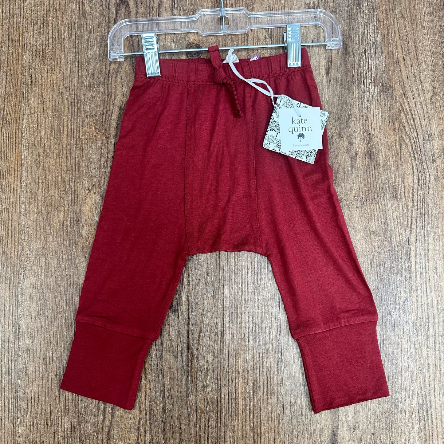 NEW Kate Quinn Size 12-18 Month Red Elastic Pants