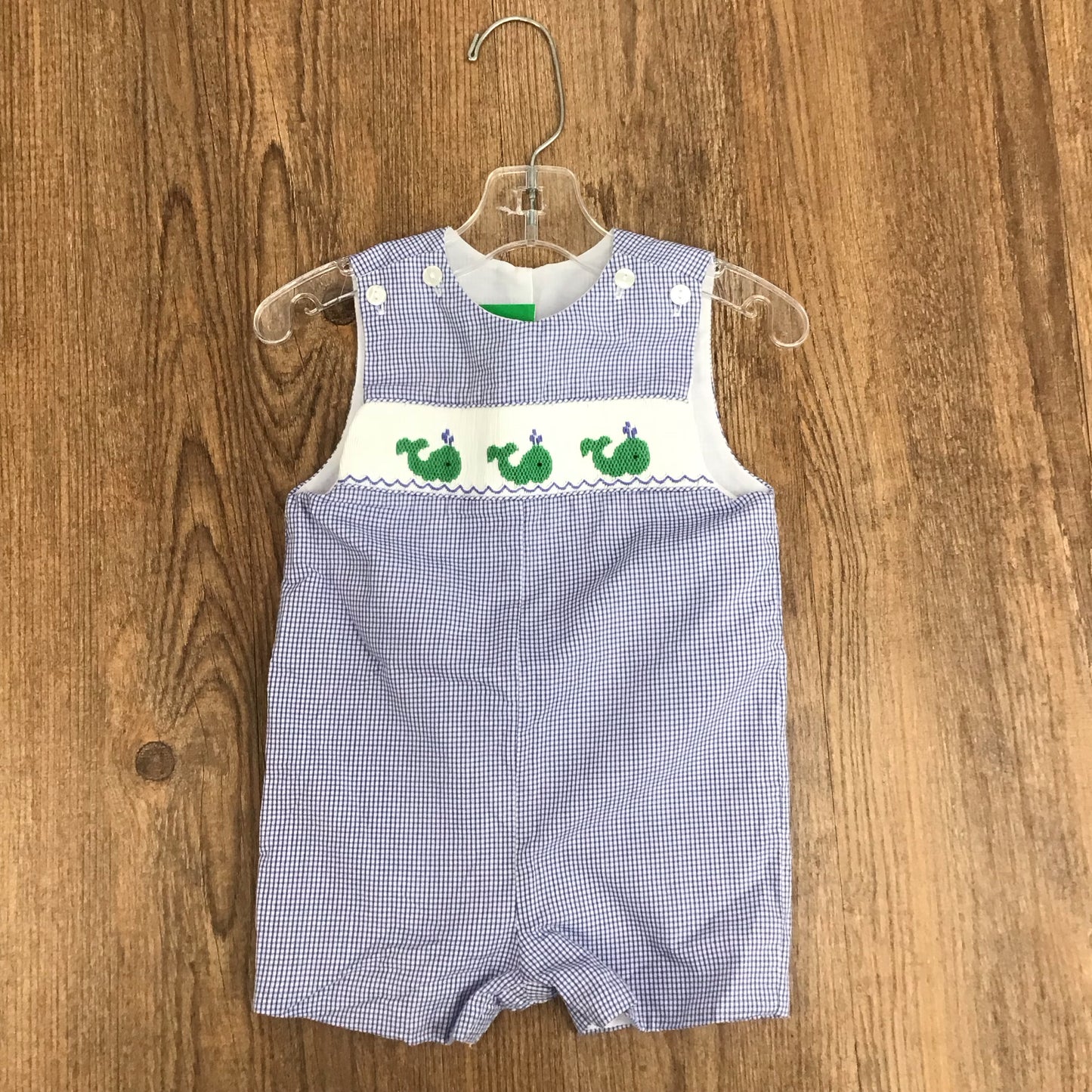 Petit Bebe Smocked Infant Size 12 Month Smocked Romper