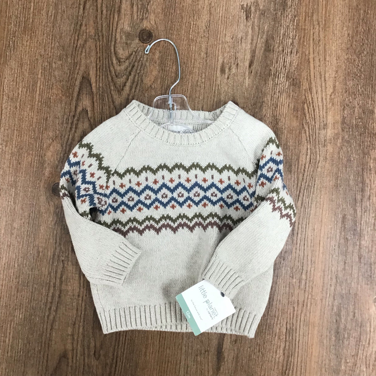 Infant Size 12 Month Little Planet Organic Sweater