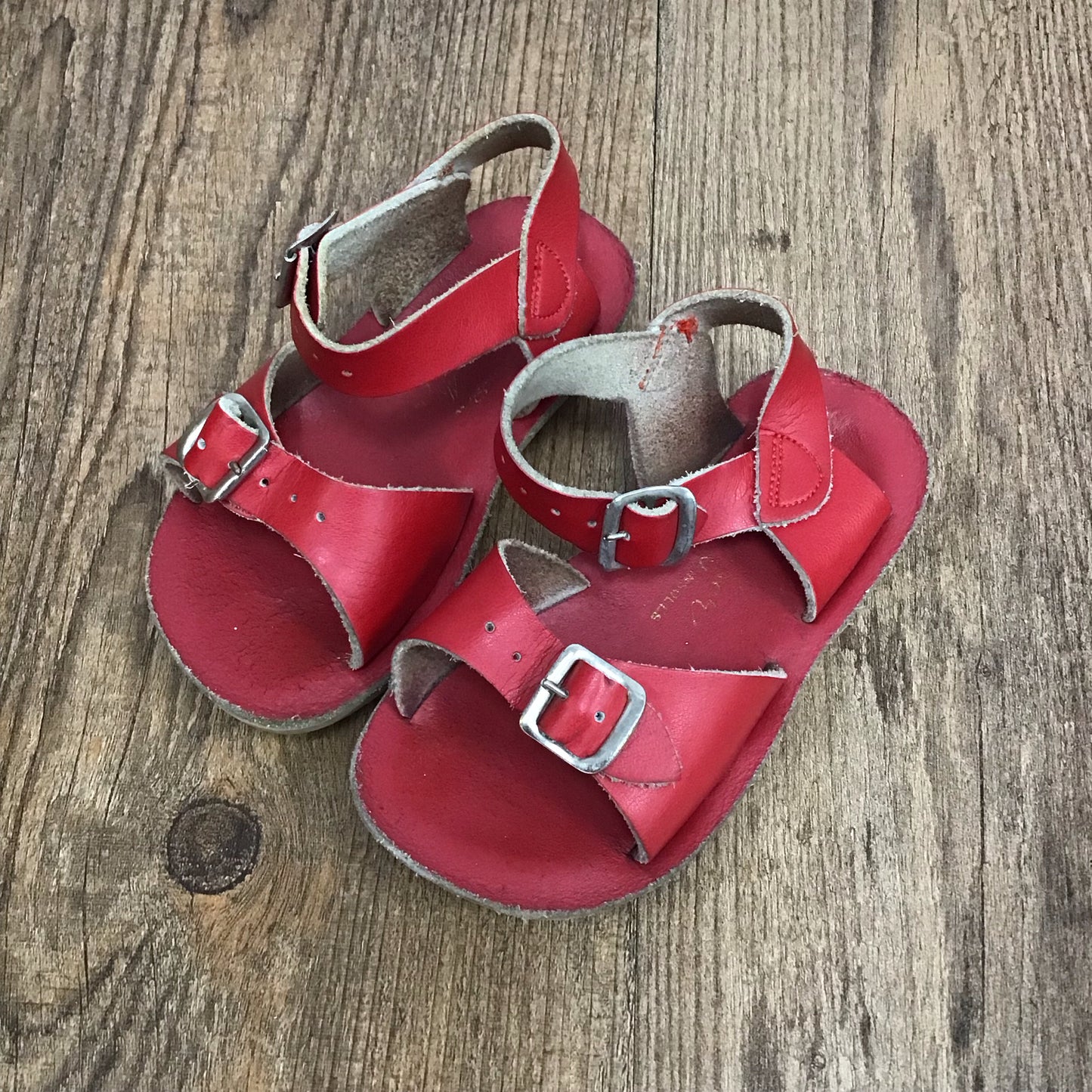 Sun San Surfer Size 6c Red Sandals