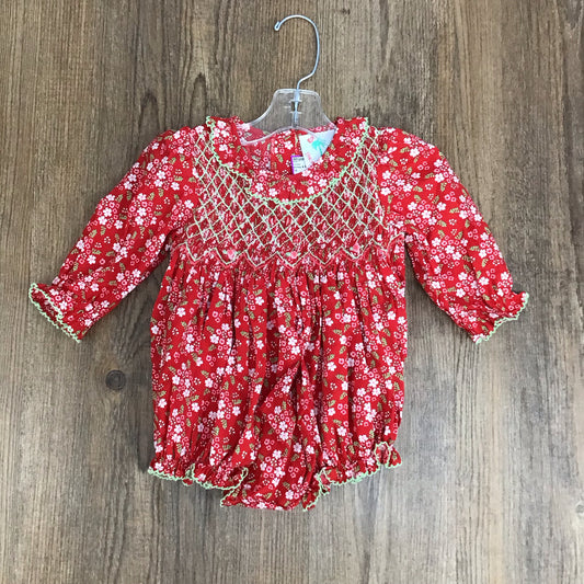 Shrimp & Grits Infant Size 12 Month Romper