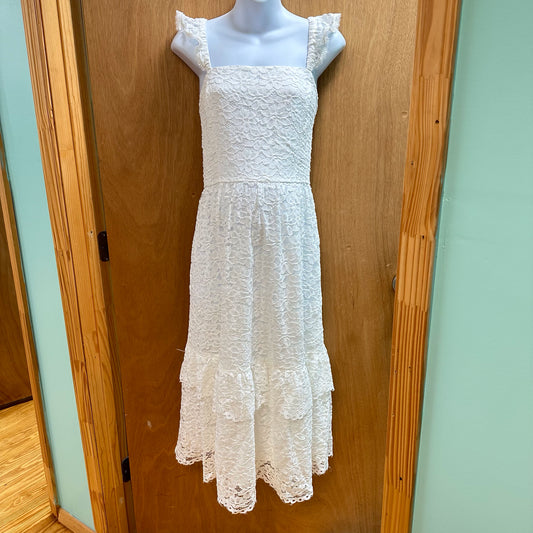 NEW Draper James Size XL Maternity White Lace Dress