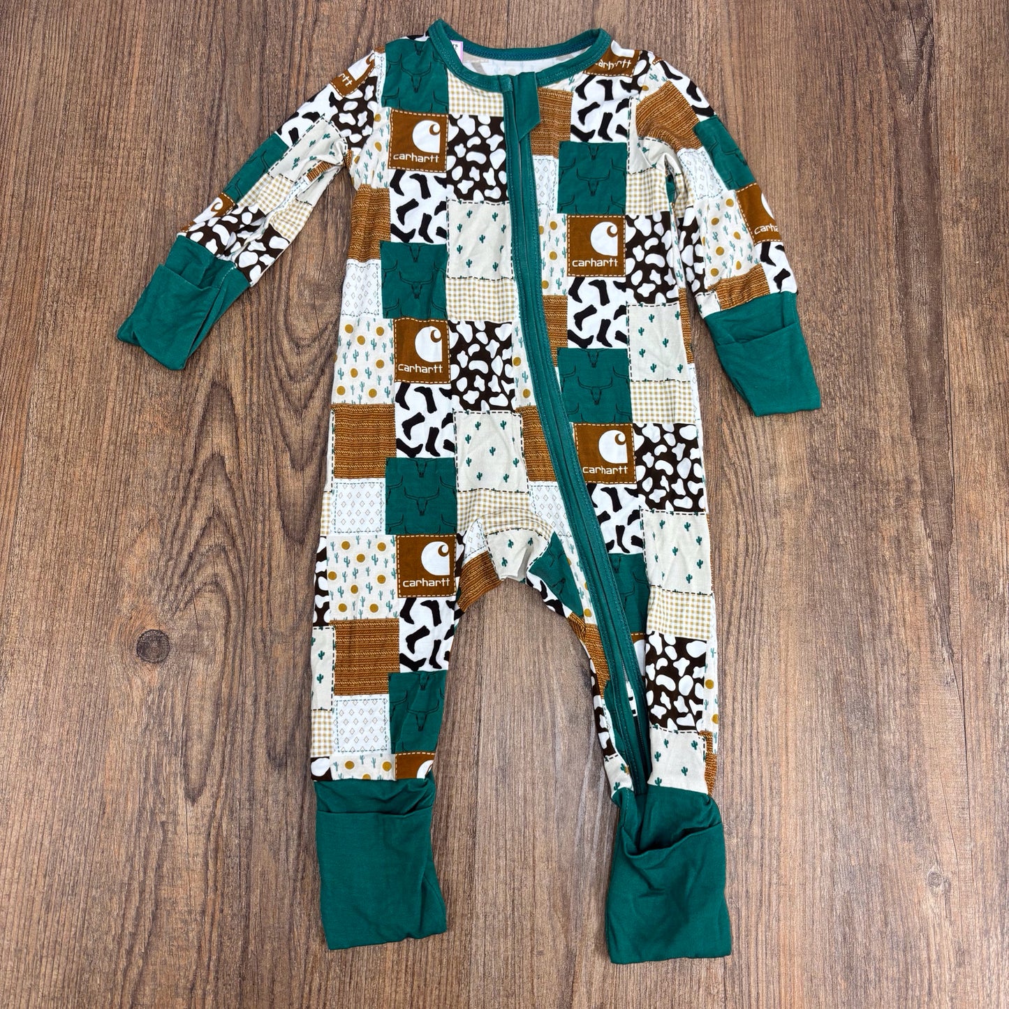 Bamboo Cactus Kids Size 6-12 Month Sleeper