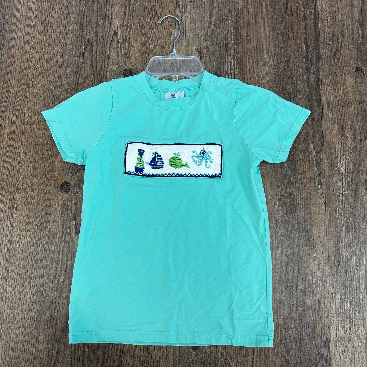 Smocked Polkadot Kids Size 8 Smocked Top