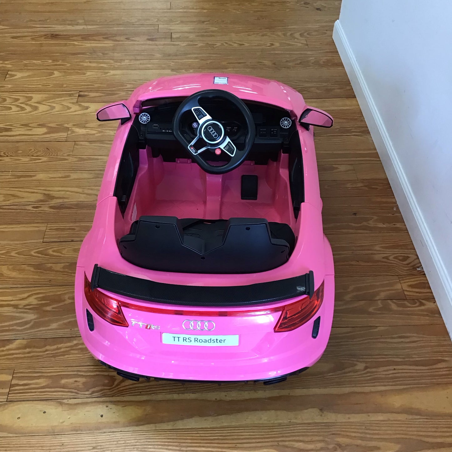 Pink Quatro Roadster Audi W/ Remote - This Item Does NOT Ship
