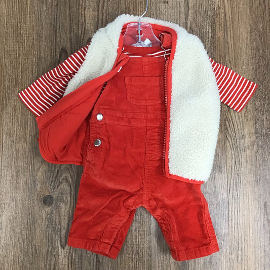 Hanna Andersson Infant Size 0-3 Month Onesie Outfit 3 piece