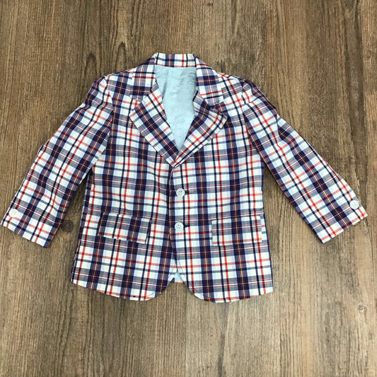 Plaid Toddler Size 2T Blazer