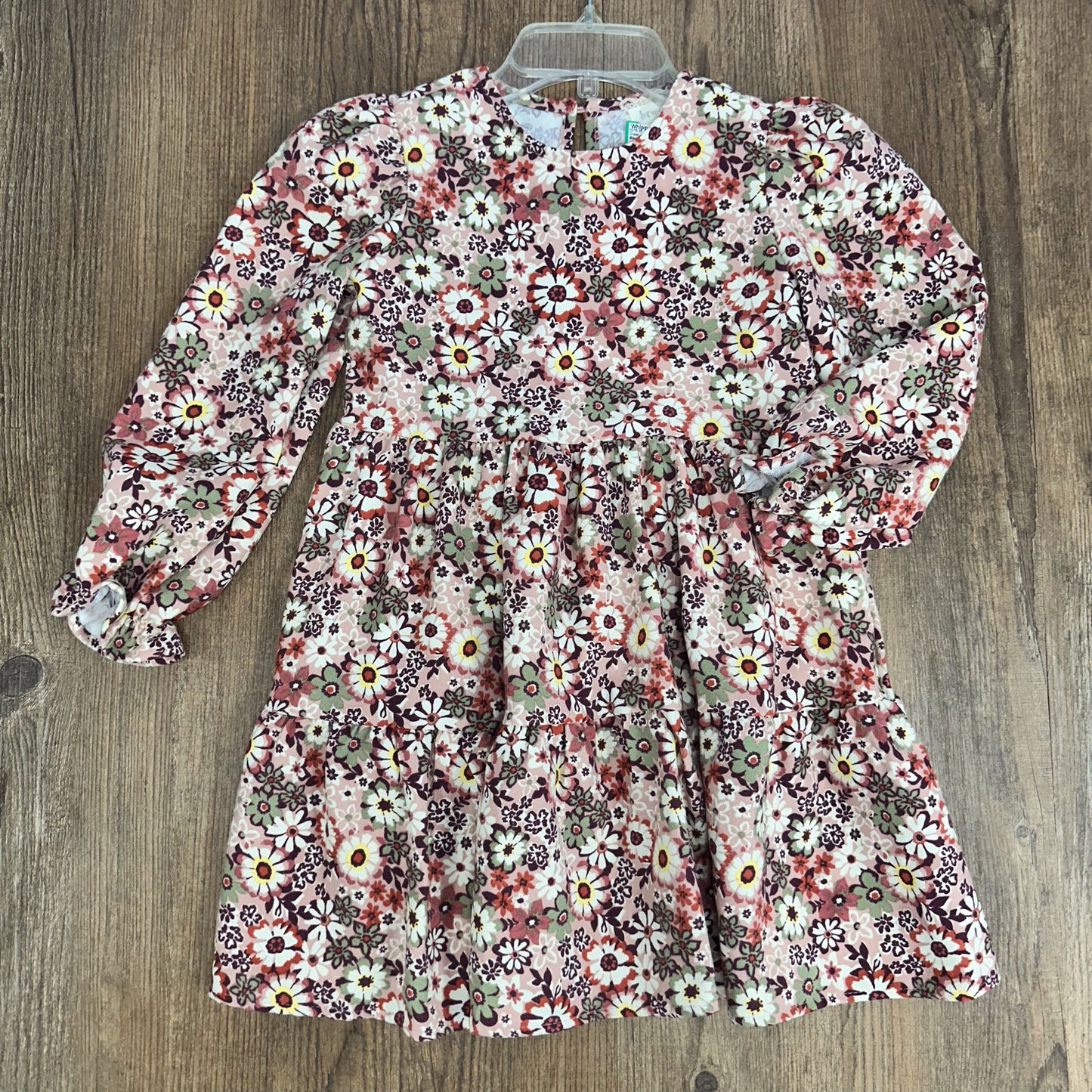 Btween Kids Size 7 Pink Floral Dress