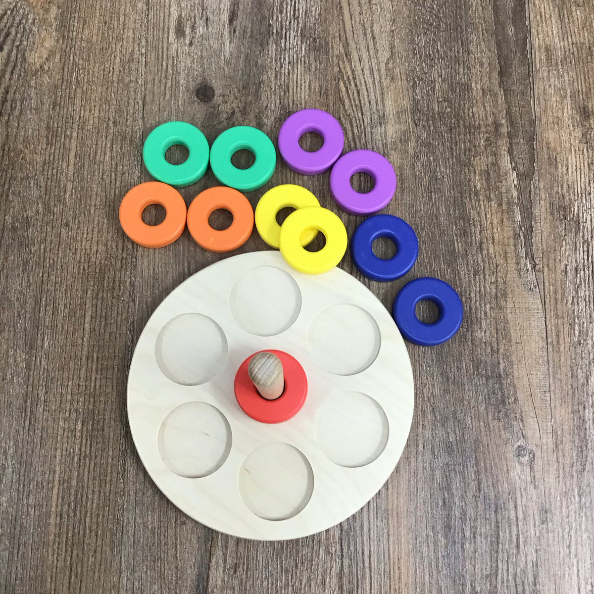 Wood Toys Lovevery Rainbow Stacking Toy-this item does NOT ship