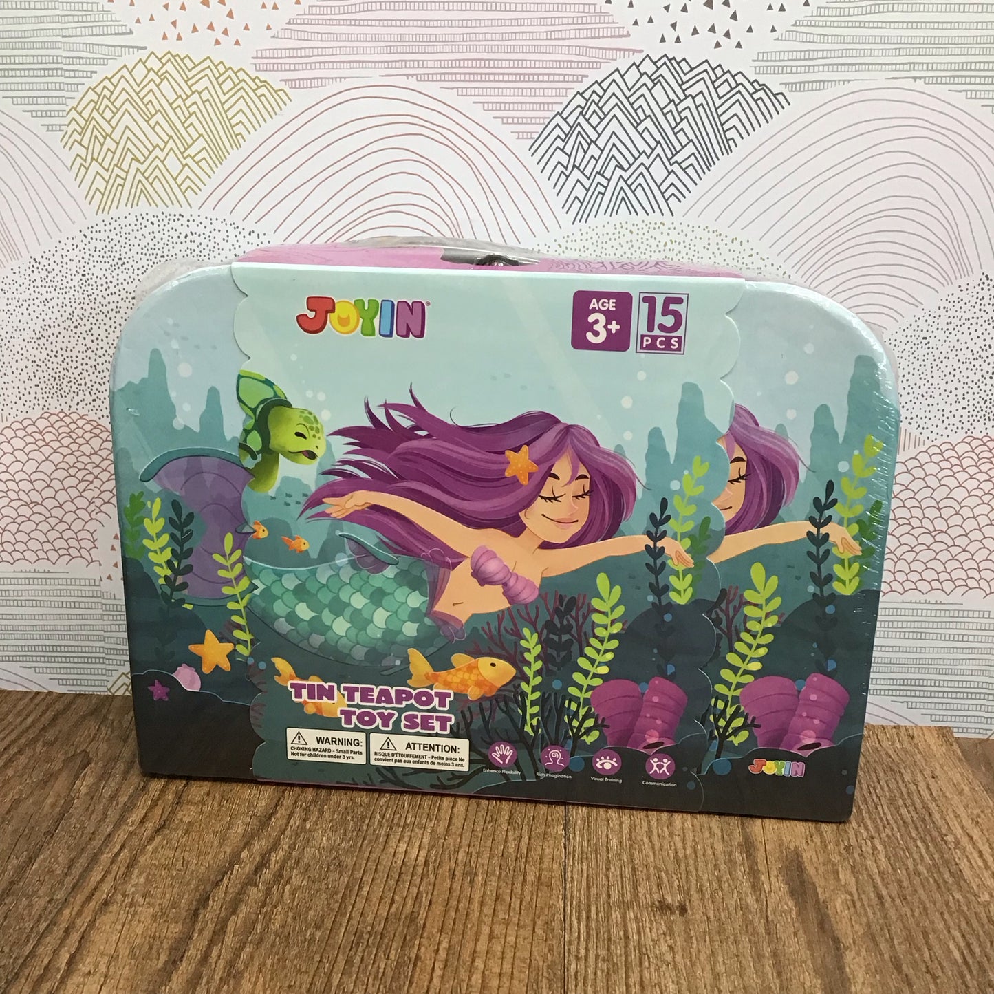 NEW Tin Teapot Toy Set