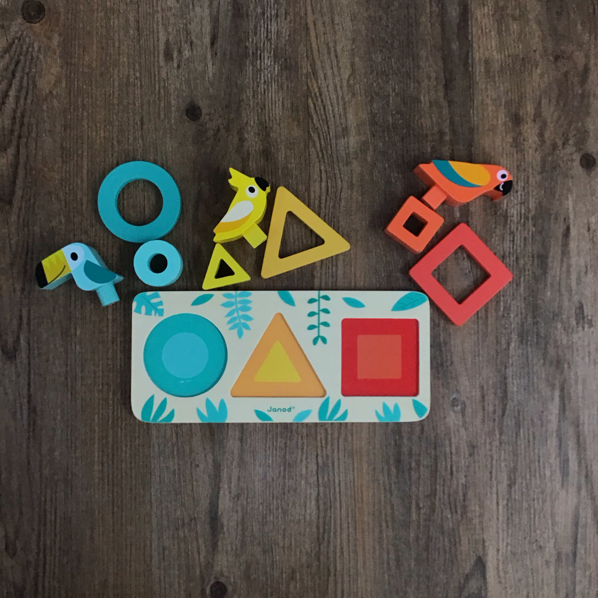 Janod Wood Puzzle Puzzles/Cubes/Beads-this Item Does NOT ship