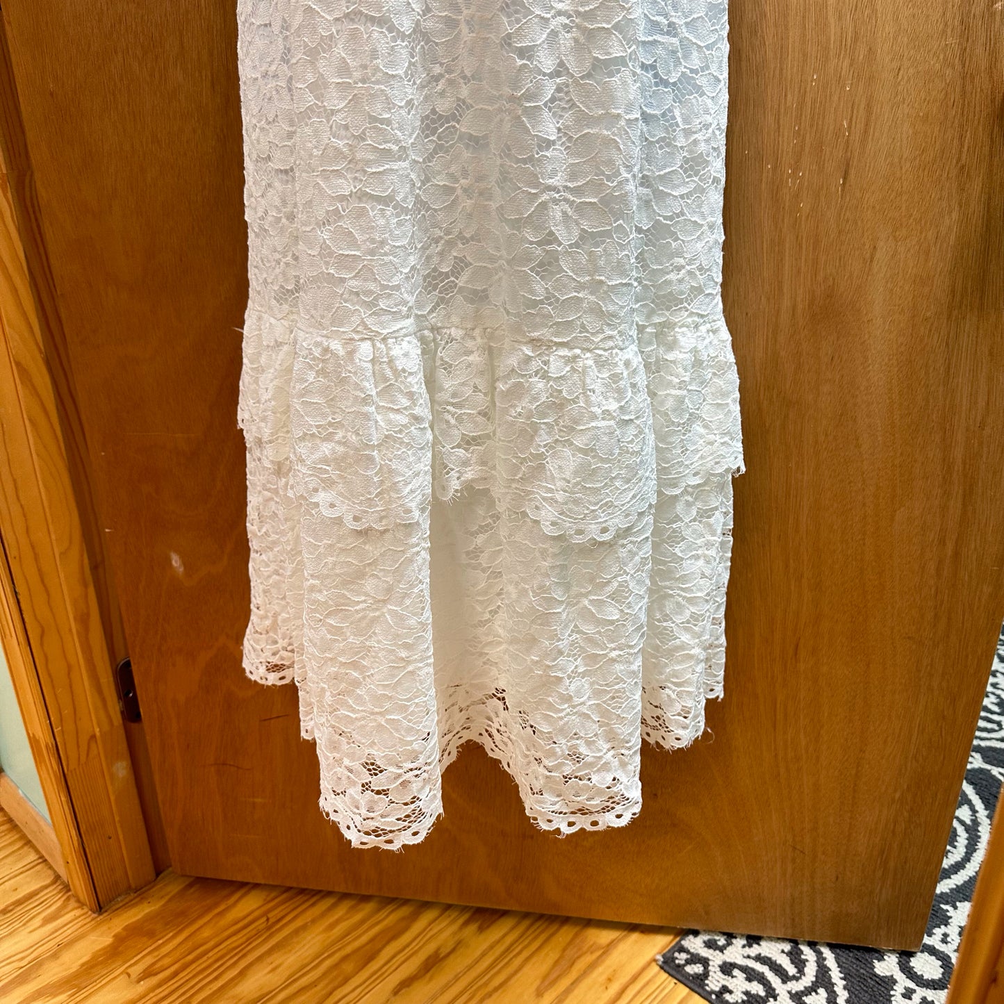 NEW Draper James Size XL Maternity White Lace Dress