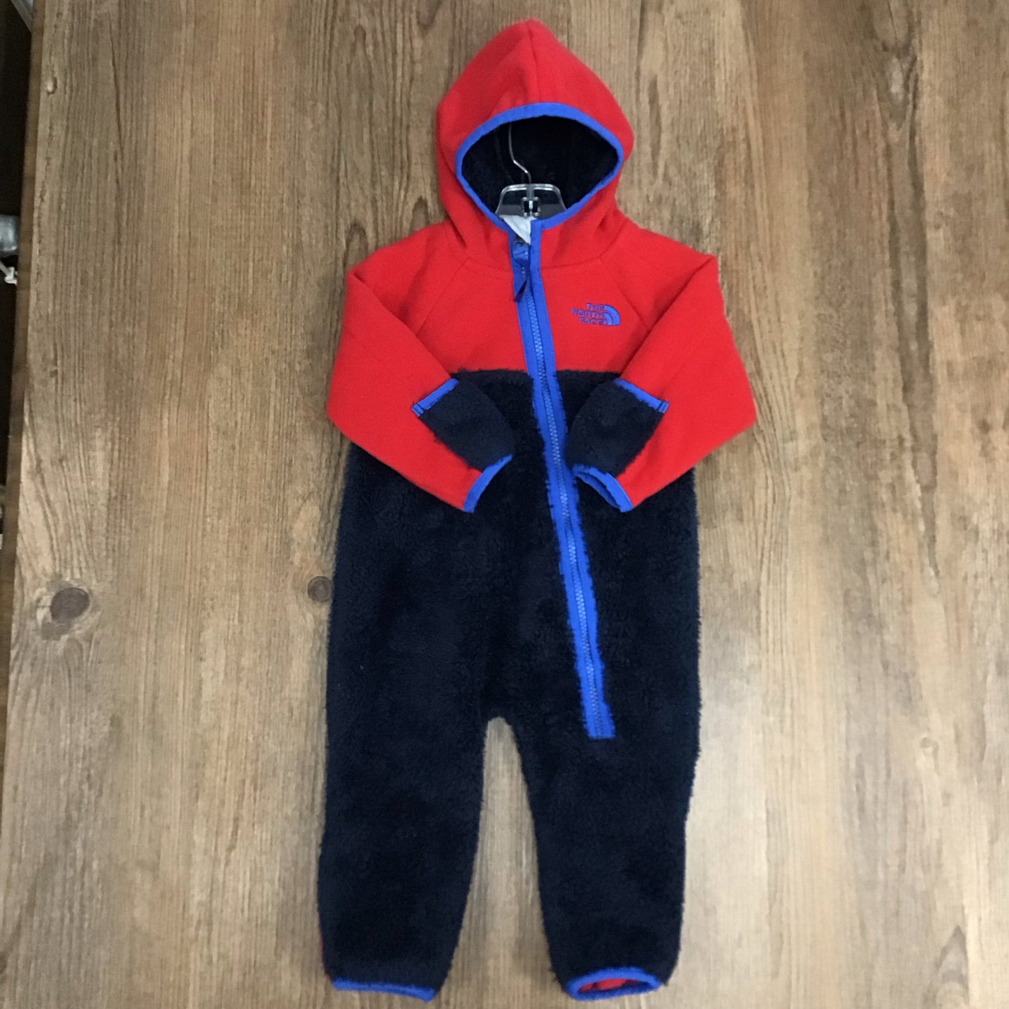 North Face Infant Size 3-6 Month Fuzzy Snowsuit