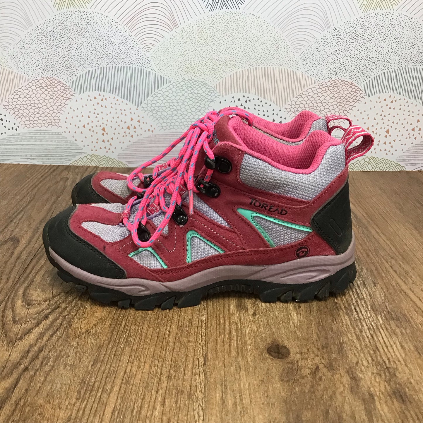 Toread Kids Shoe Size 4 Youth Hiking Shoes