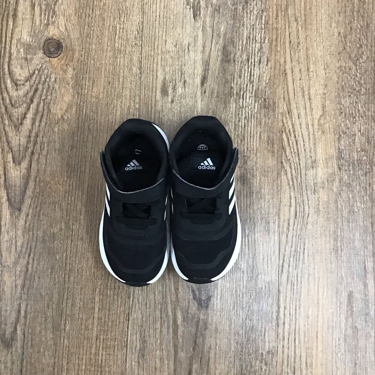 Kids Shoes Size 7 Adidas Black And White Athletic Shoes