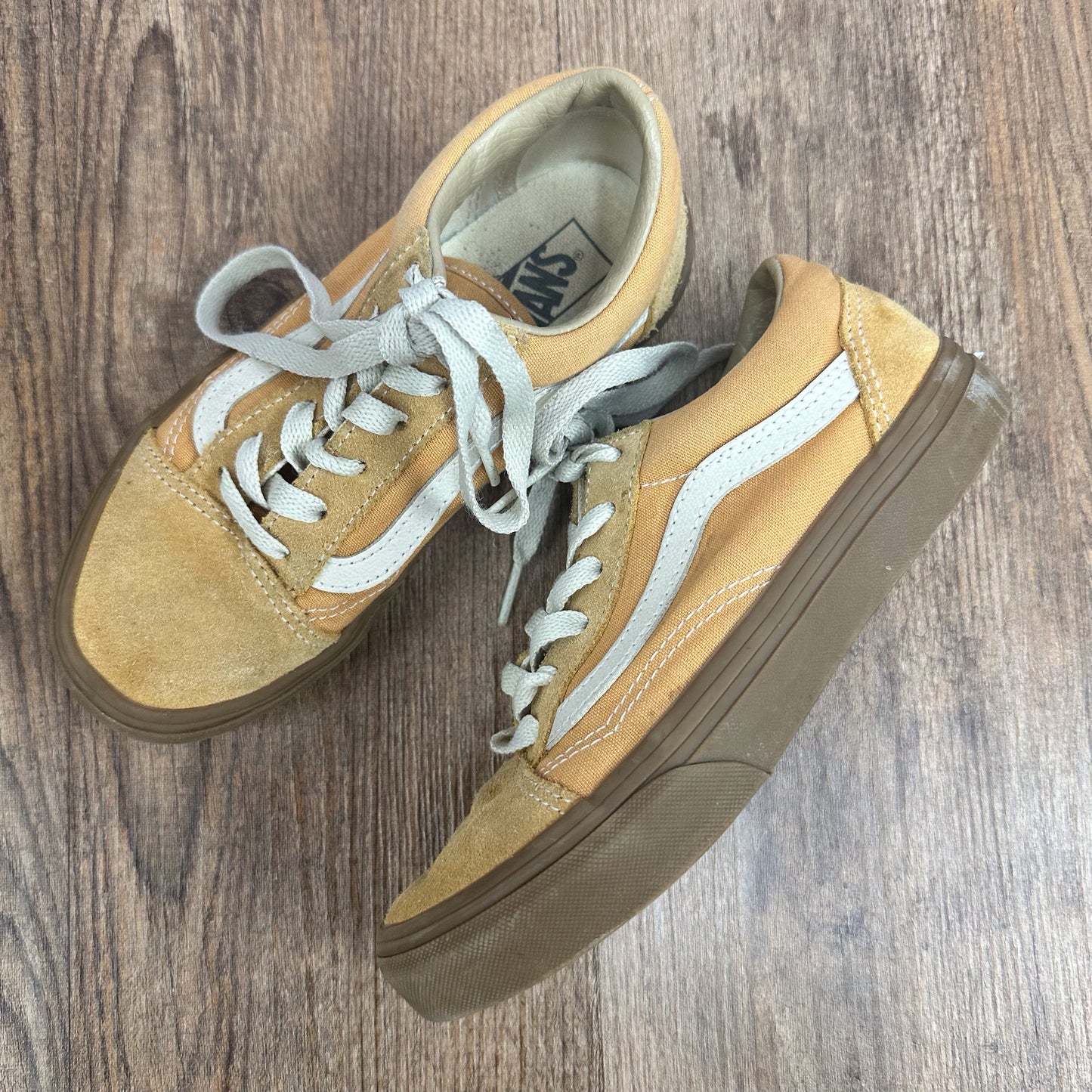 Vans Shoe Sizes 2 Youth Yellow Shoes