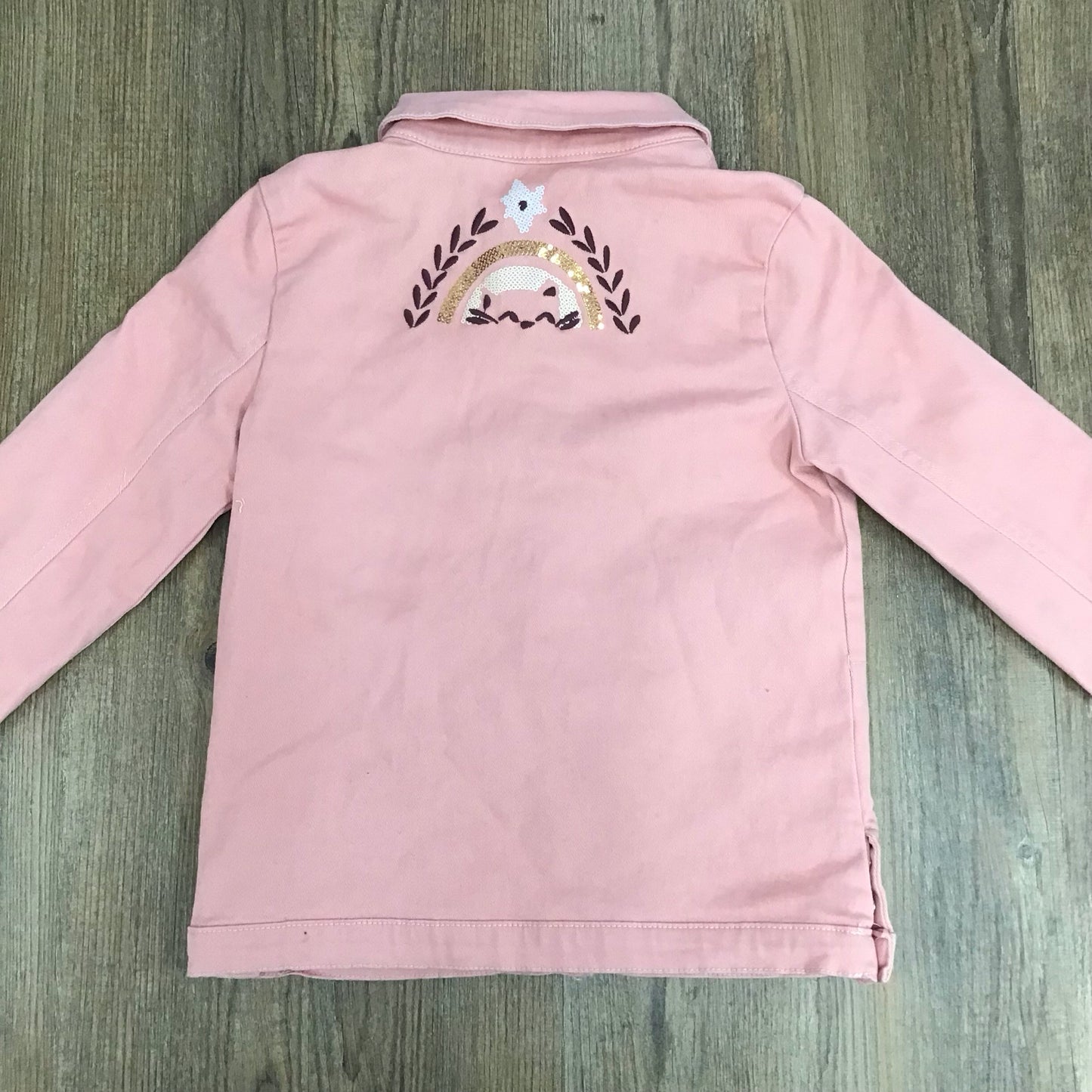 Sergent Major Pink Denim Jacket Size 10