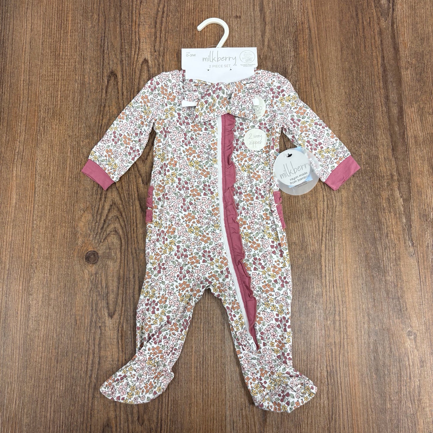 Milkberry Infant Size 0-3 Month Sleeper/Gown