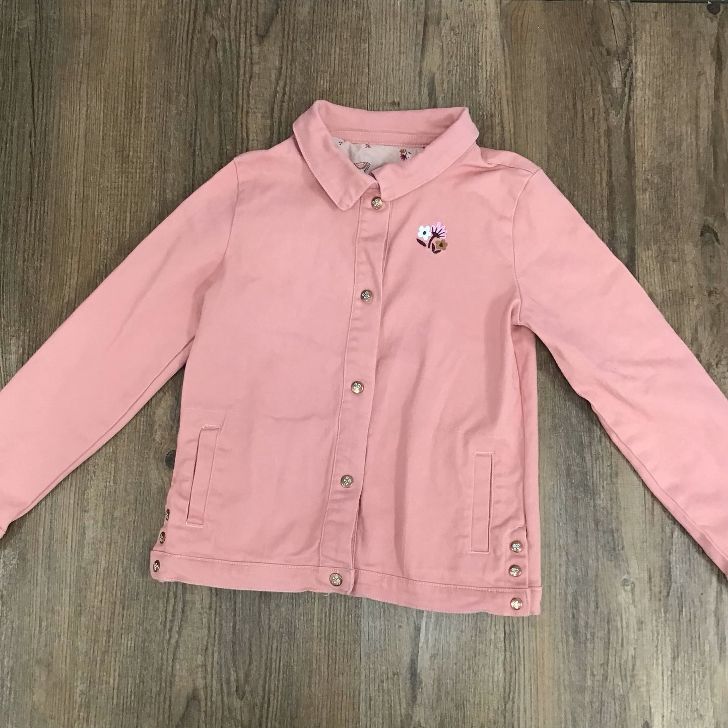 Sergent Major Pink Denim Jacket Size 10