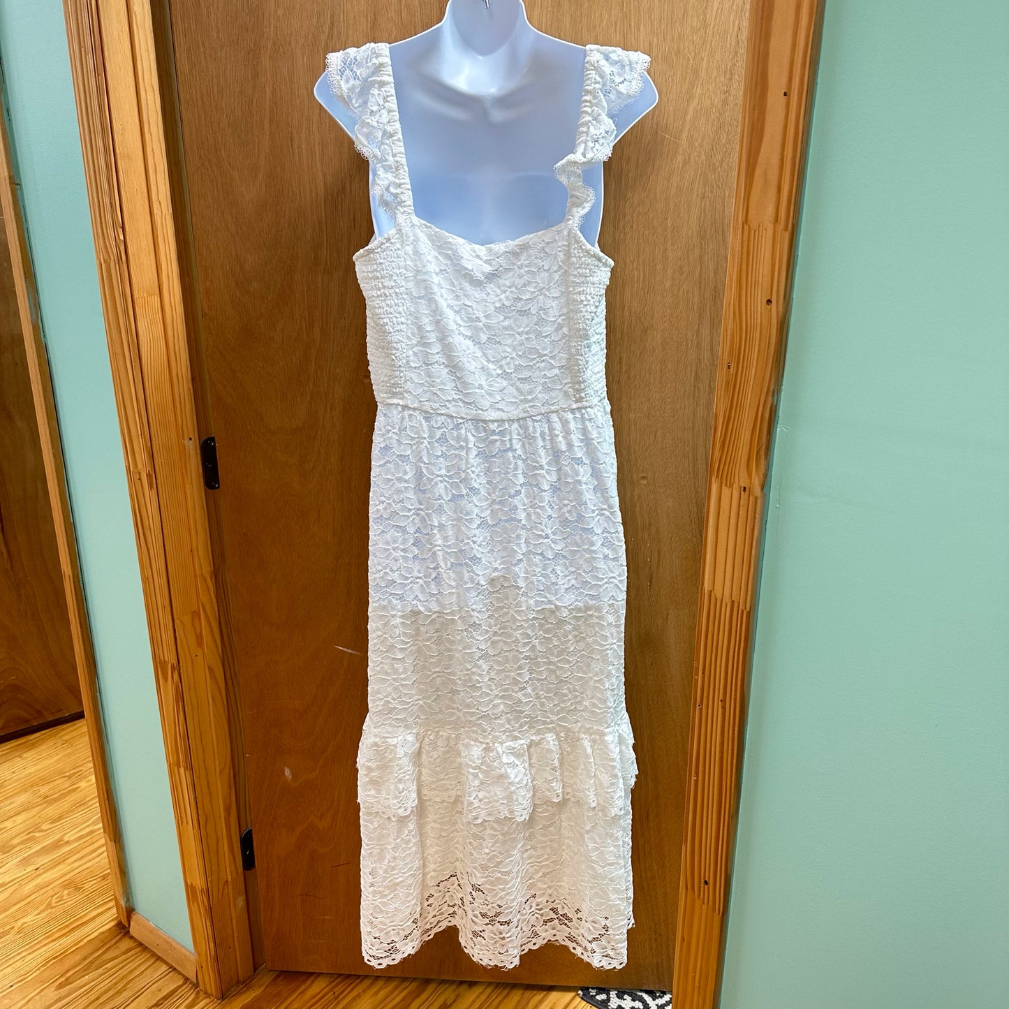 NEW Draper James Size XL Maternity White Lace Dress