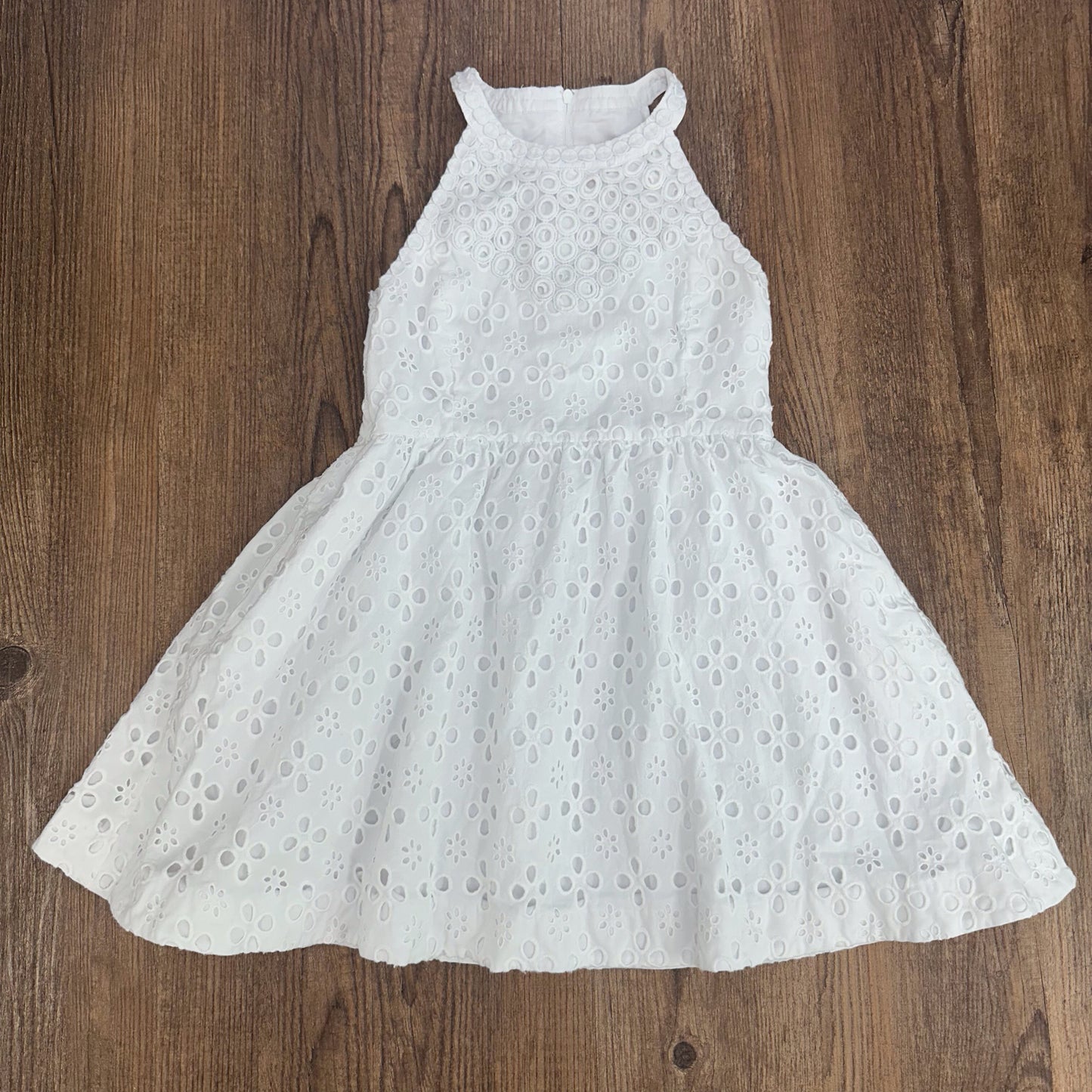 Lilly Pulitzer Kids Size 10 White Eyelet Dress