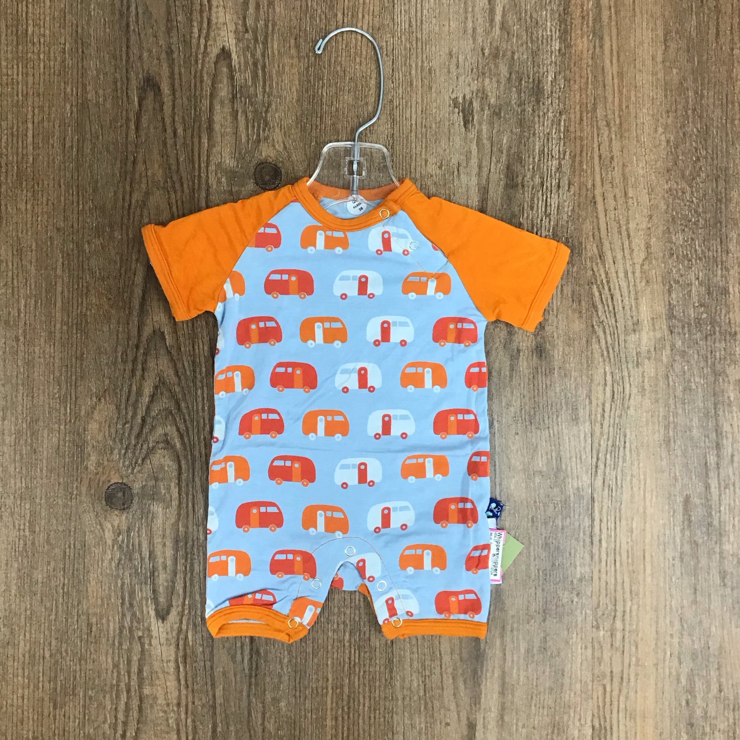 Infant Size NB Kickee Pants Bamboo Romper