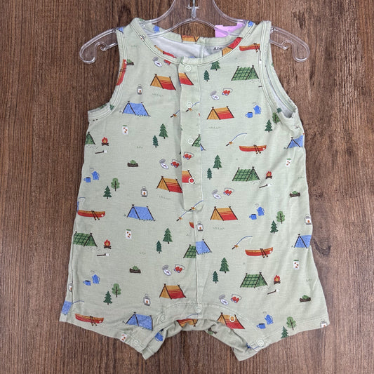 Angel Dear 12-18 Month Camping Life Bamboo Romper