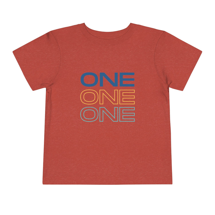 First Birthday Toddler Short Sleeve Tee