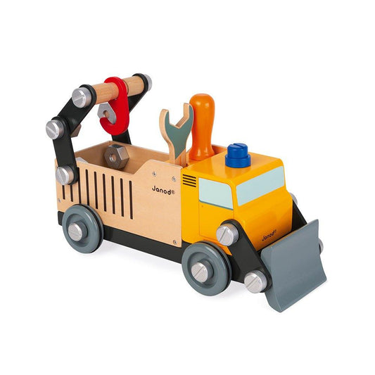 Wood Construction Toy Truck