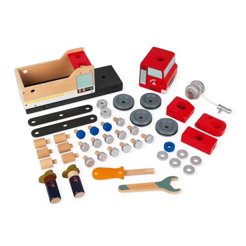 DIY Wood Toy Fire Truck