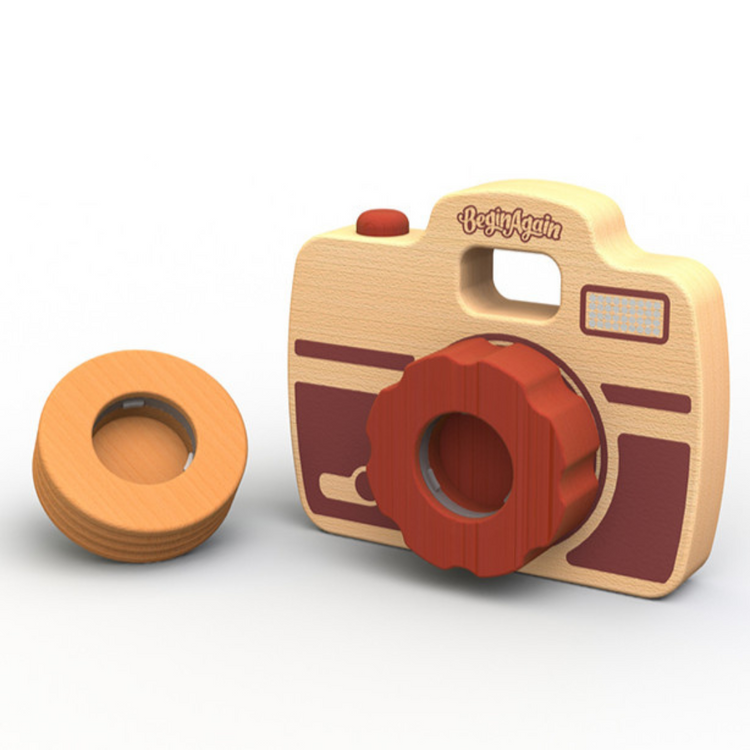 Begin Again Wood Shutterbug Camera