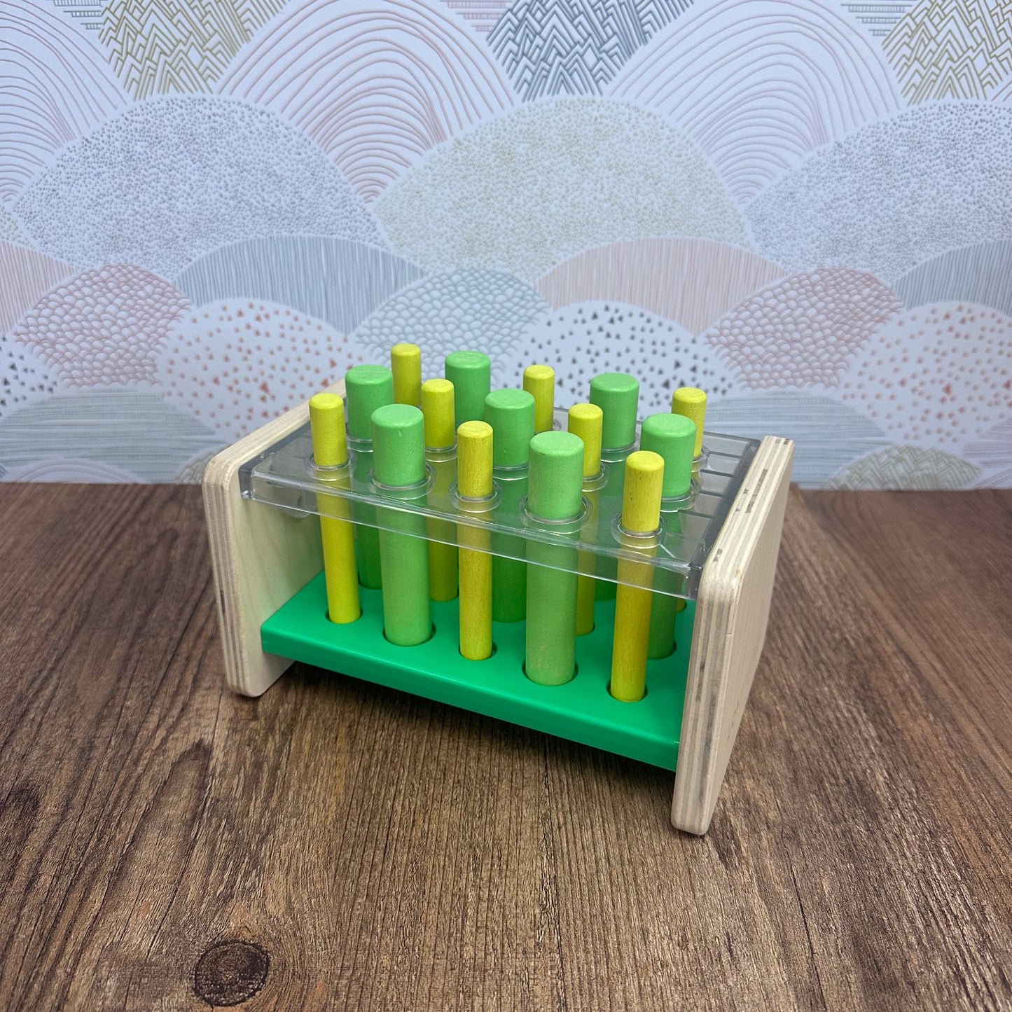 Wood Tube Puzzle Toy "Dosen't Ship" Local Pickup Only