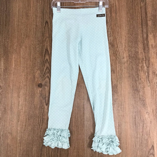 Matilda Jane Kids Size 6/6X Leggings - Icing/Ruffles