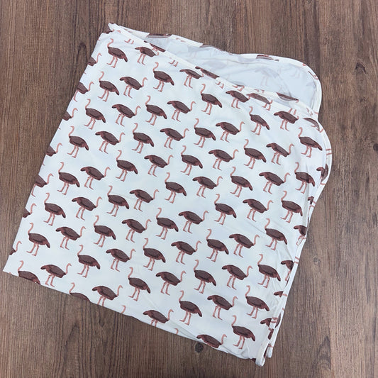 Swaddle Blanket Ostrich