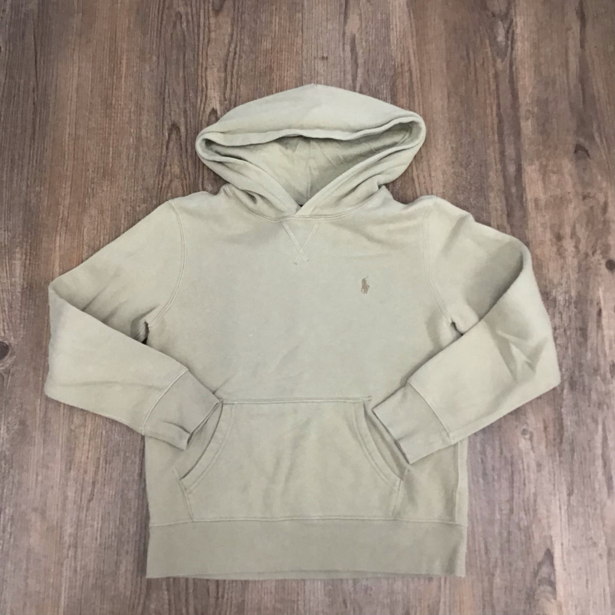 Polo Kids Size 10/12 Tan Hoodie/Sweatshirt