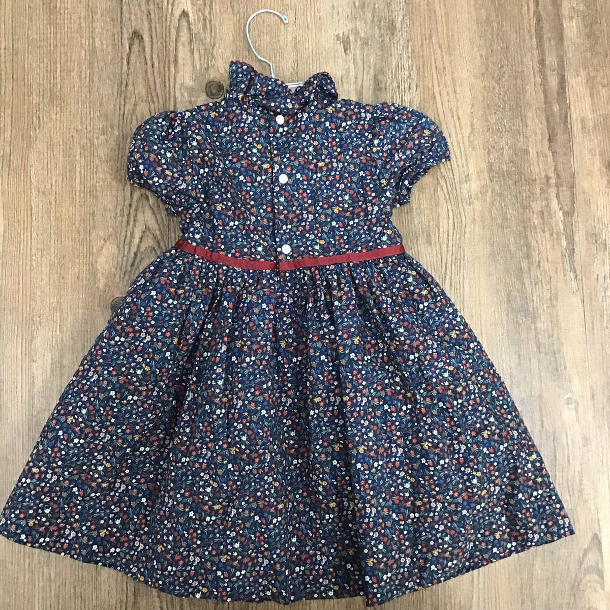 Edgehill Collection Kids Size 3T Blue Flower Dress