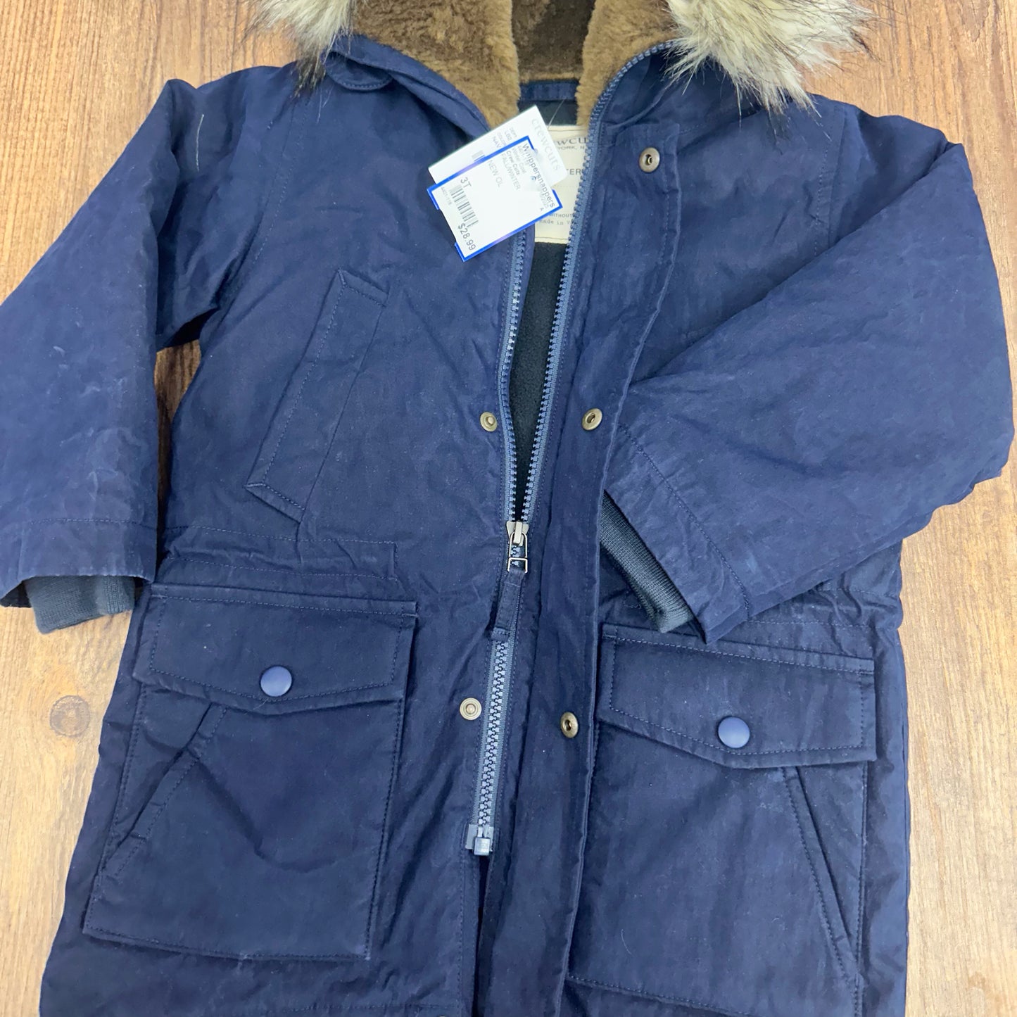 NEW Crew Cuts Kids Size 3T Winter Coat