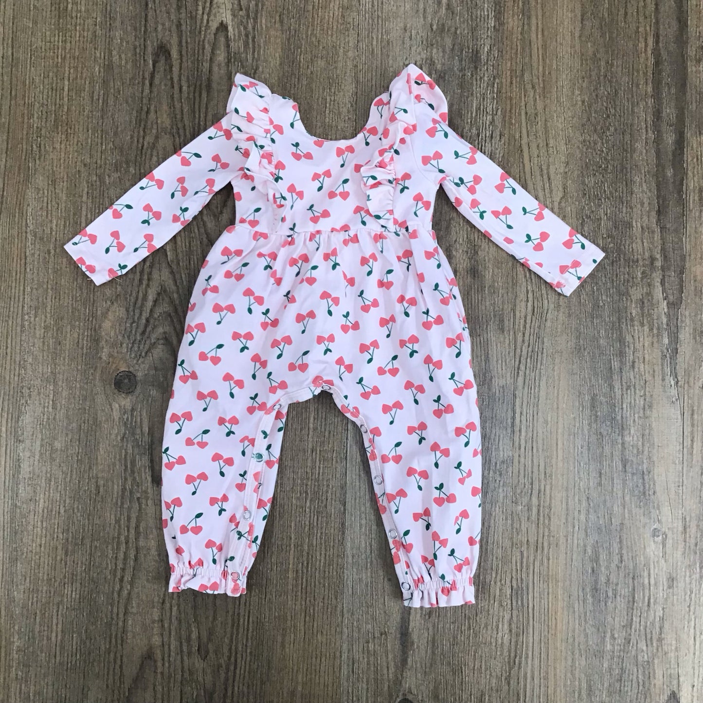 Ollie Jay Ruffle Romper Size NB
