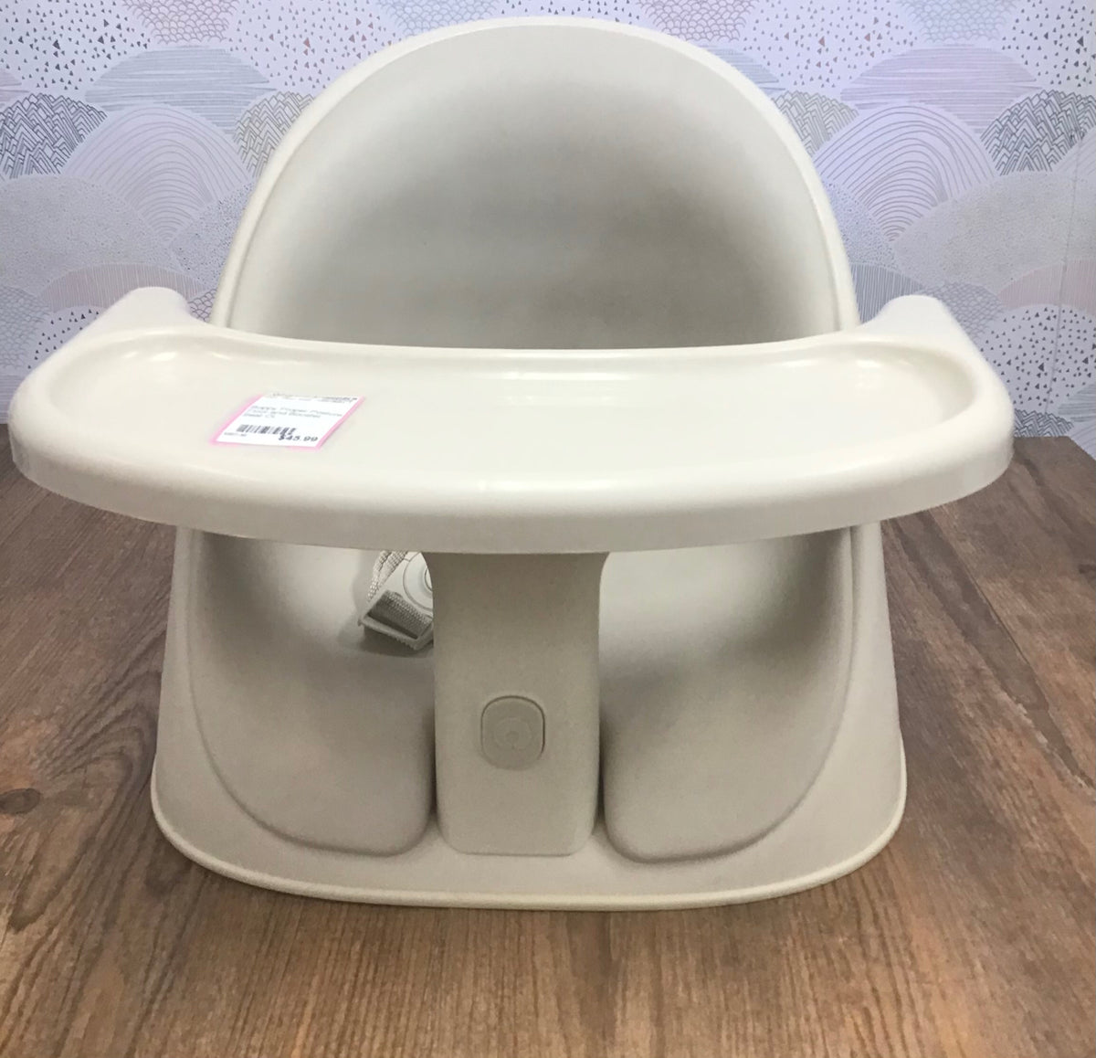 Tan Boppy Proper Posture Floor and Booster Seat