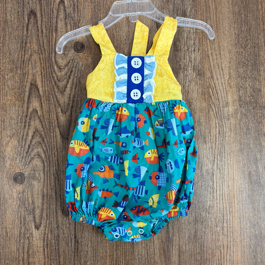 Ricrac & Ruffles Infant Size 3-6 Month Casual  Romper