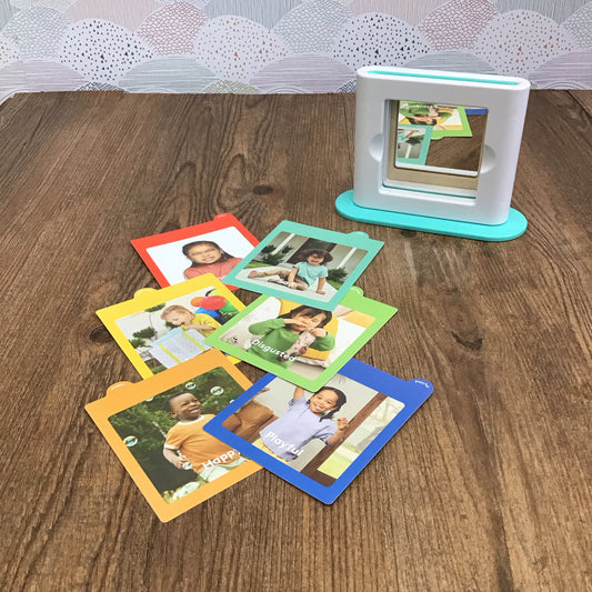 Wood Toys- Emotion Match Mirror