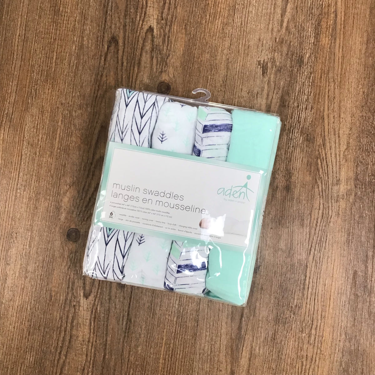 NEW Aden 4 pack Swaddle Blankets This Item Does Not Ship