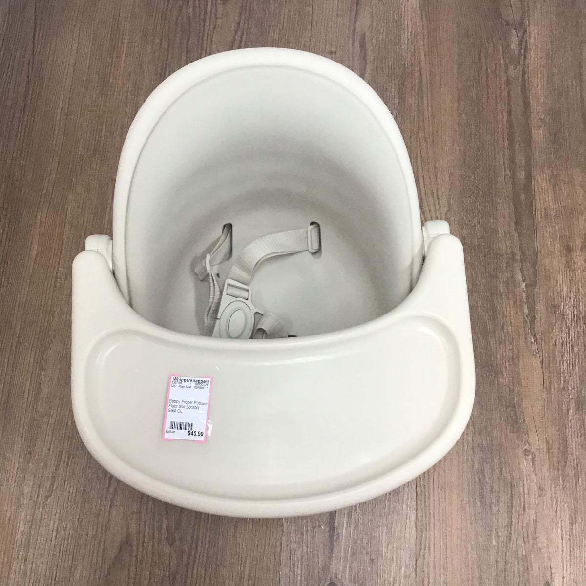 Tan Boppy Proper Posture Floor and Booster Seat