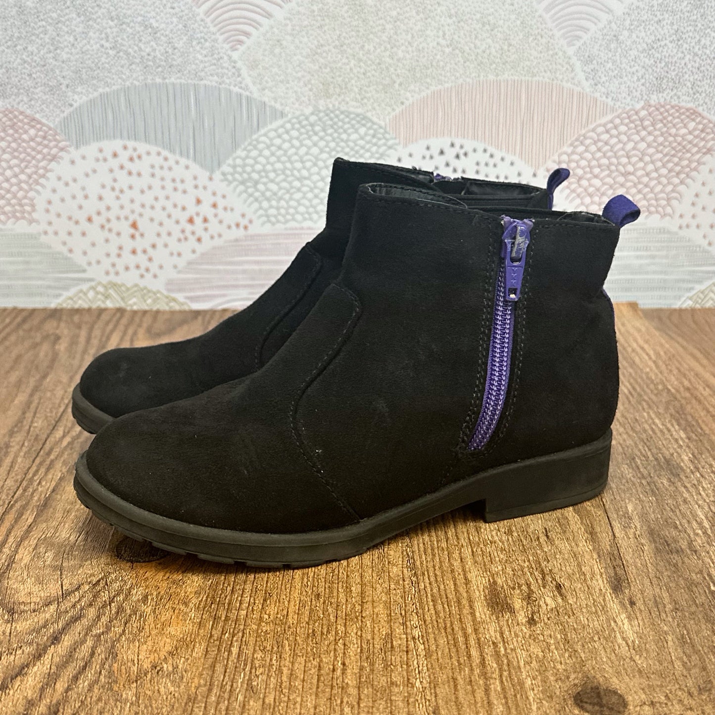 Stride Rite Kids Shoe Size 12 Black Boots