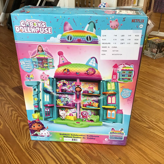 Gabbys Celebration Doll House New - This Item Does NOT Ship