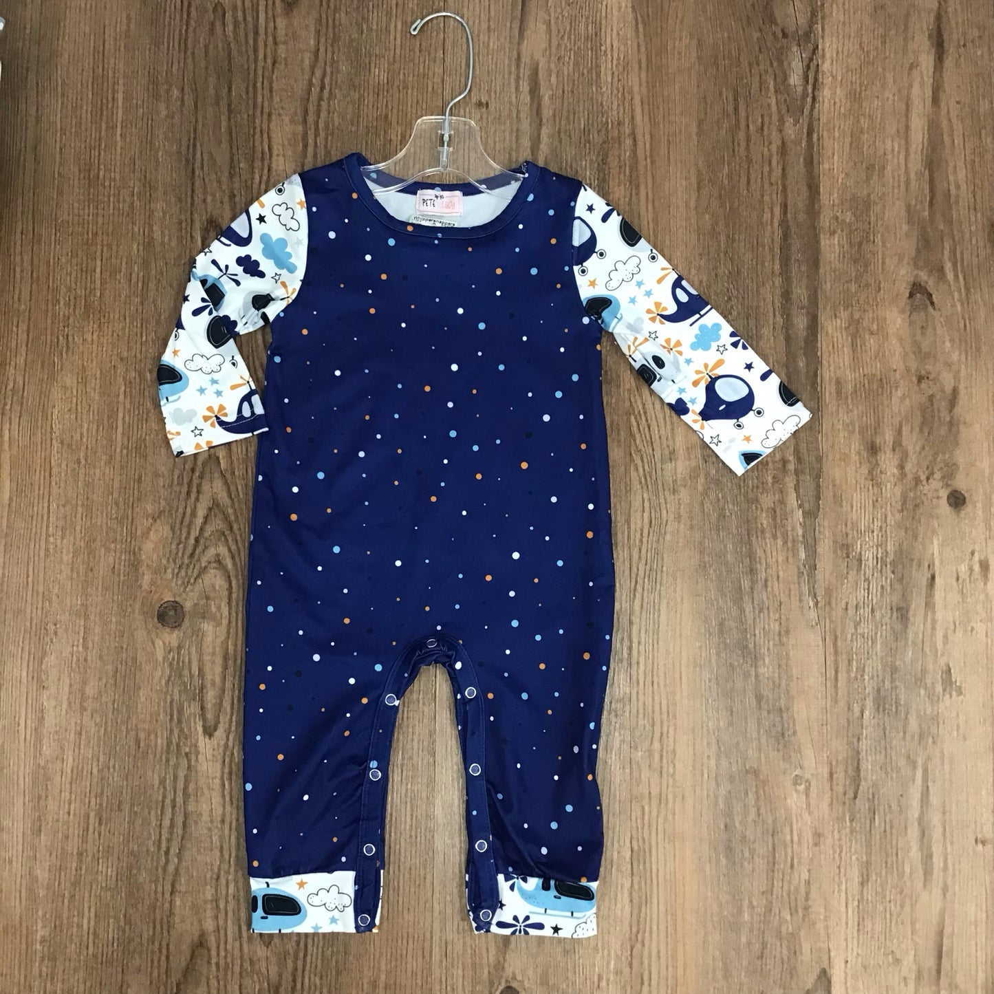 Infant Size 9-12 Month Pete & Lucy Romper